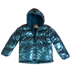 PILLIN - Parka con Capucha Bebé Niño Azul