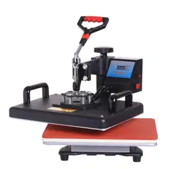 DETODOYMAS - Máquina De Sublimación 15 En 1 Estampadora Sublimadora - Negro