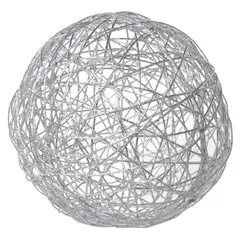 MALLORCA - Esfera Luminosa Luces Led Silver