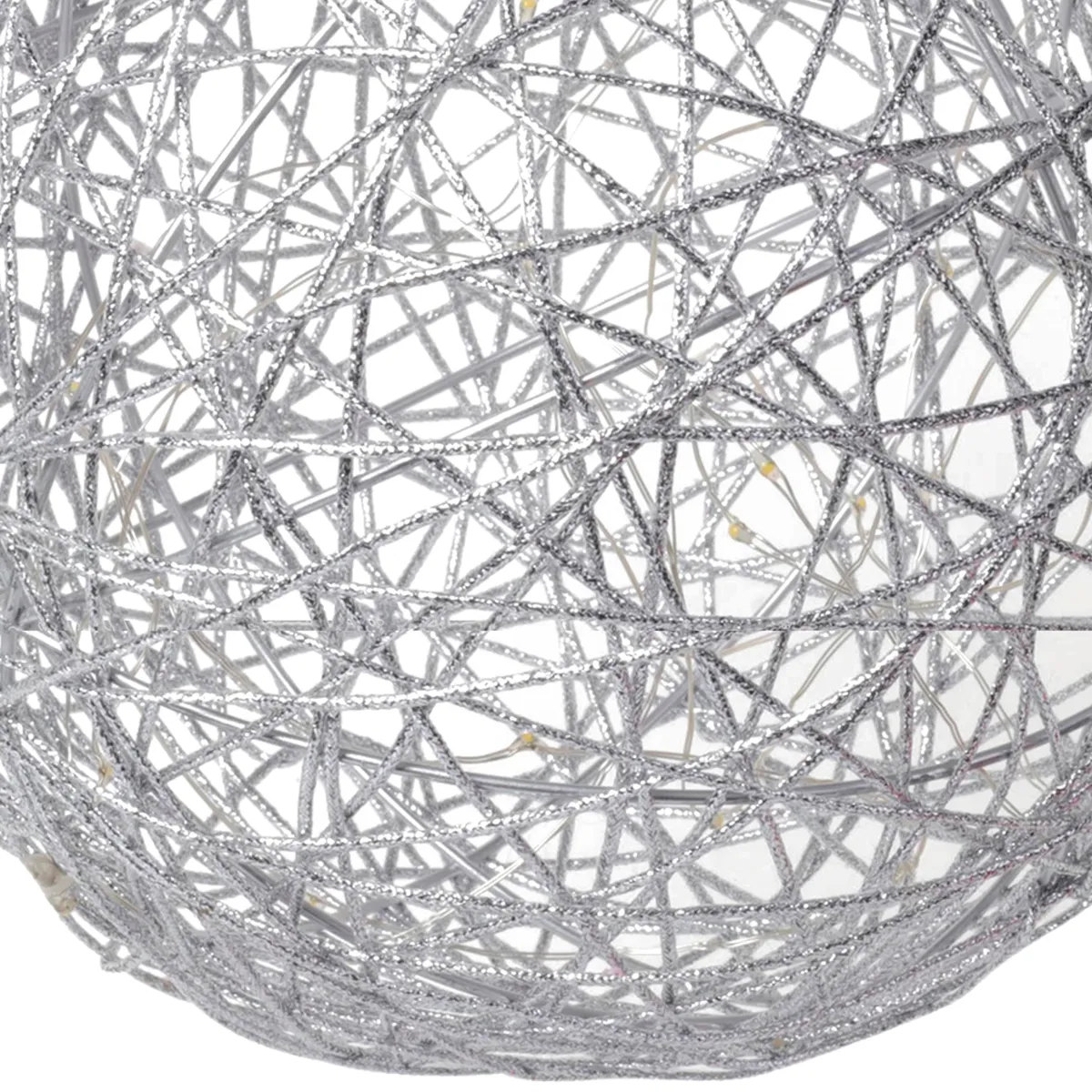 MALLORCA - Esfera Luminosa Luces Led Silver