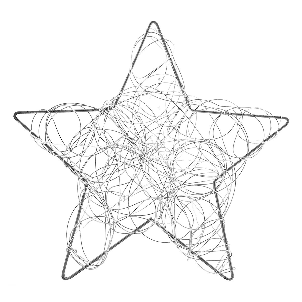 MALLORCA - Estrella Luminosa Luces Led Silver