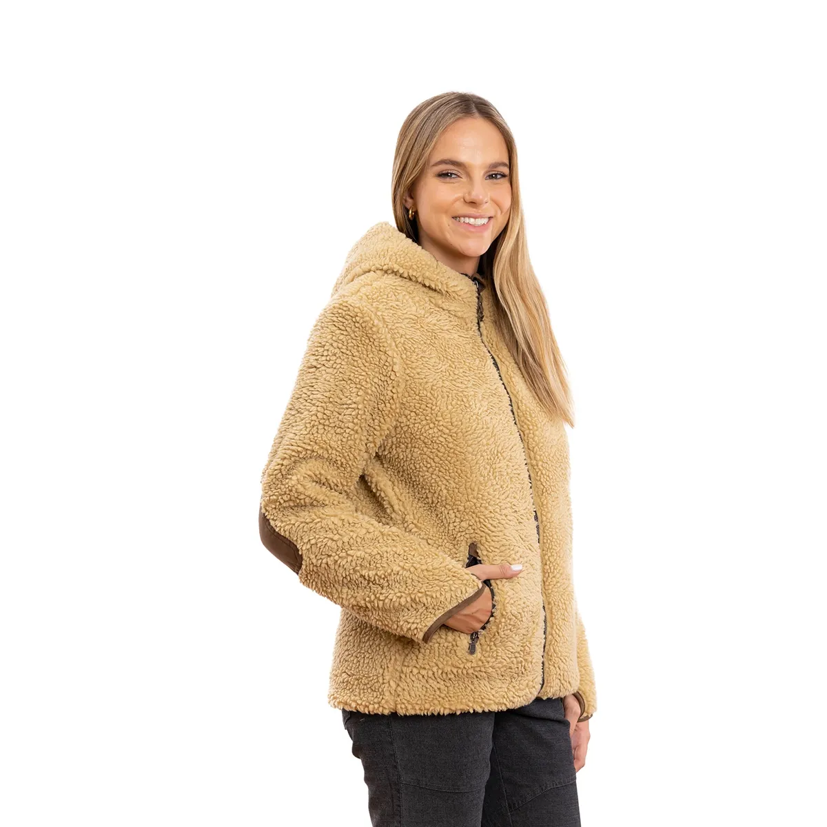 FALCONE - Chaqueta Chiporro Clásica V5 Mostaza Mujer Falcone