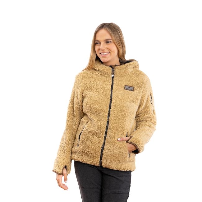 FALCONE - Chaqueta Chiporro Clásica V5 Mostaza Mujer Falcone