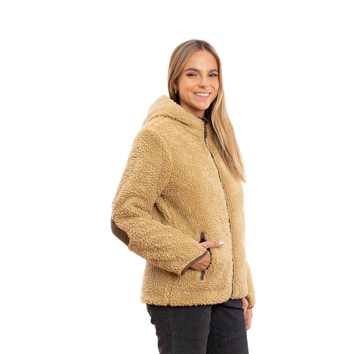 FALCONE - Chaqueta Chiporro Clásica V5 Mostaza Mujer Falcone