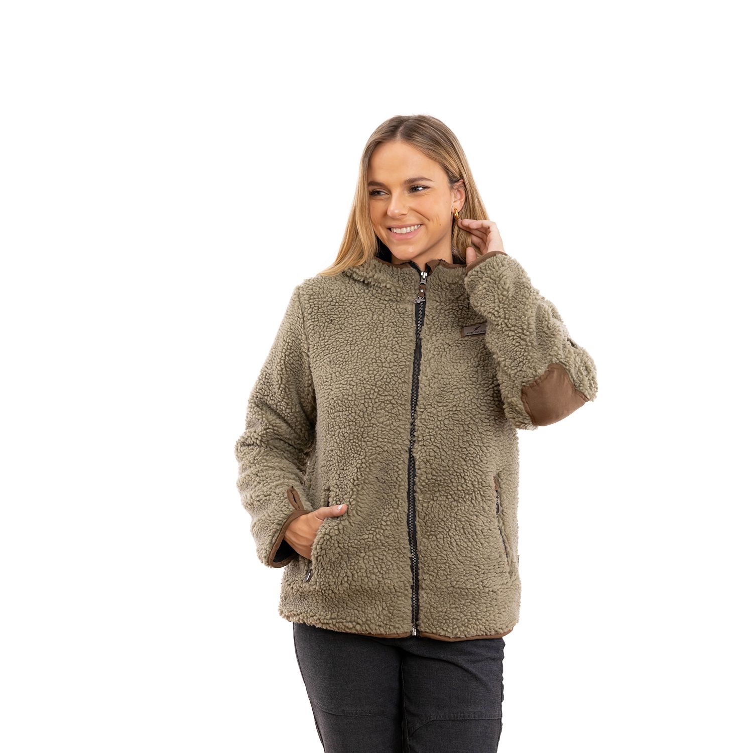 FALCONE Chaqueta Chiporro Clásica V5 Verde OLiva Mujer Falcone