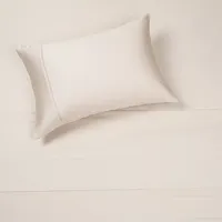 Sábana 300 Hilos Algodón Lisa Natural 1 Plaza