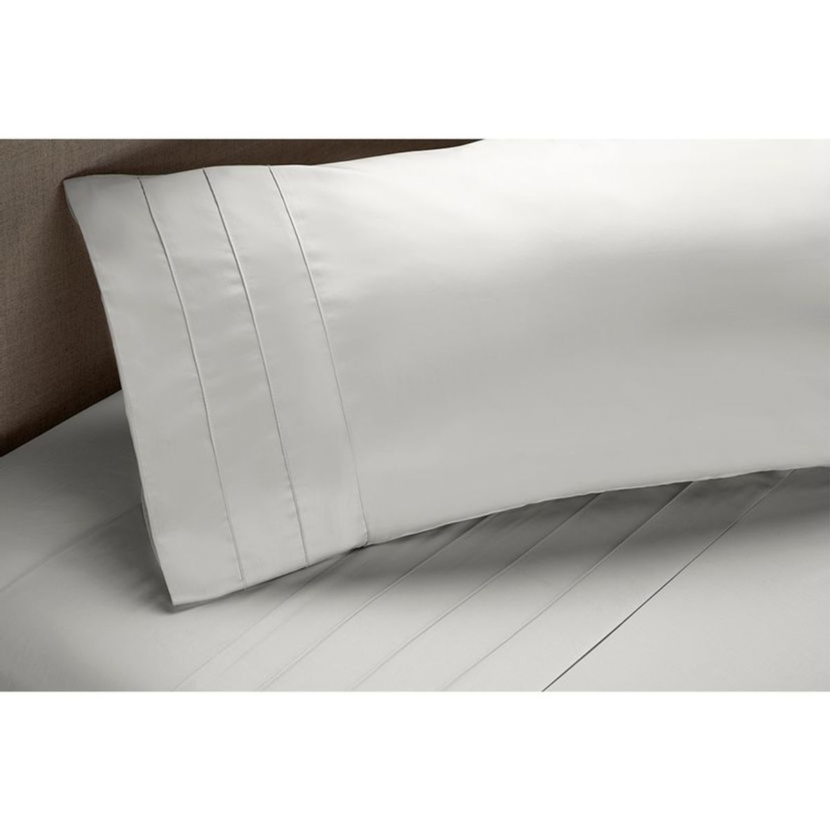 ROSEN - Sábana Rosen 300 Hilos Algodón Lisa Hielo 1 Plaza