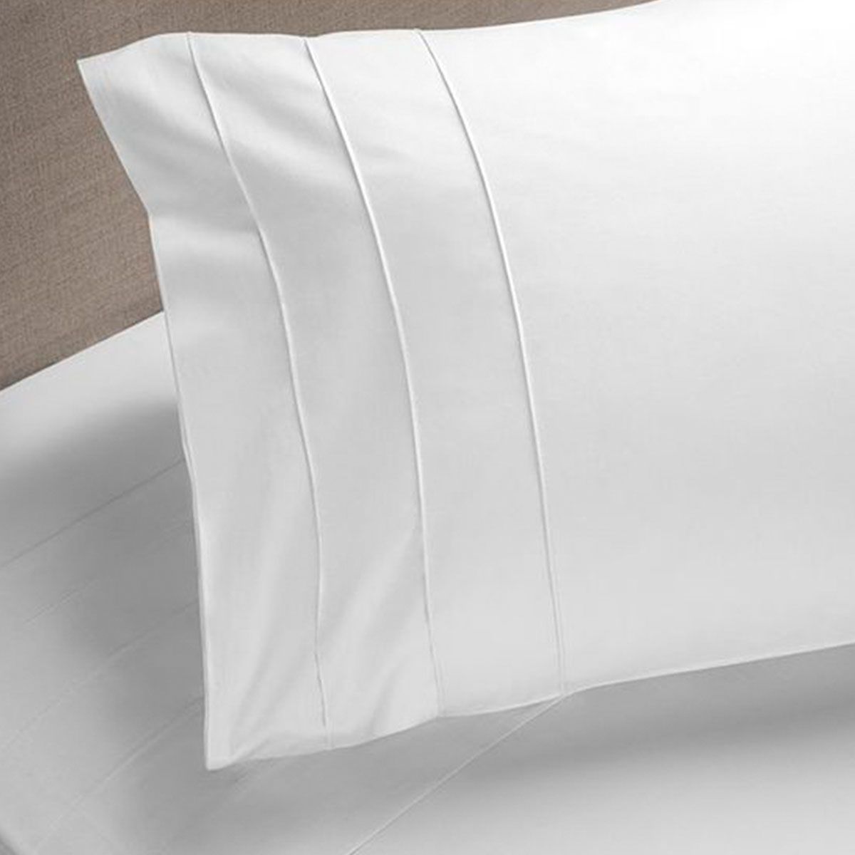 ROSEN - Sábana Rosen 300 Hilos Algodón Lisa Blanca 1,5 Plazas