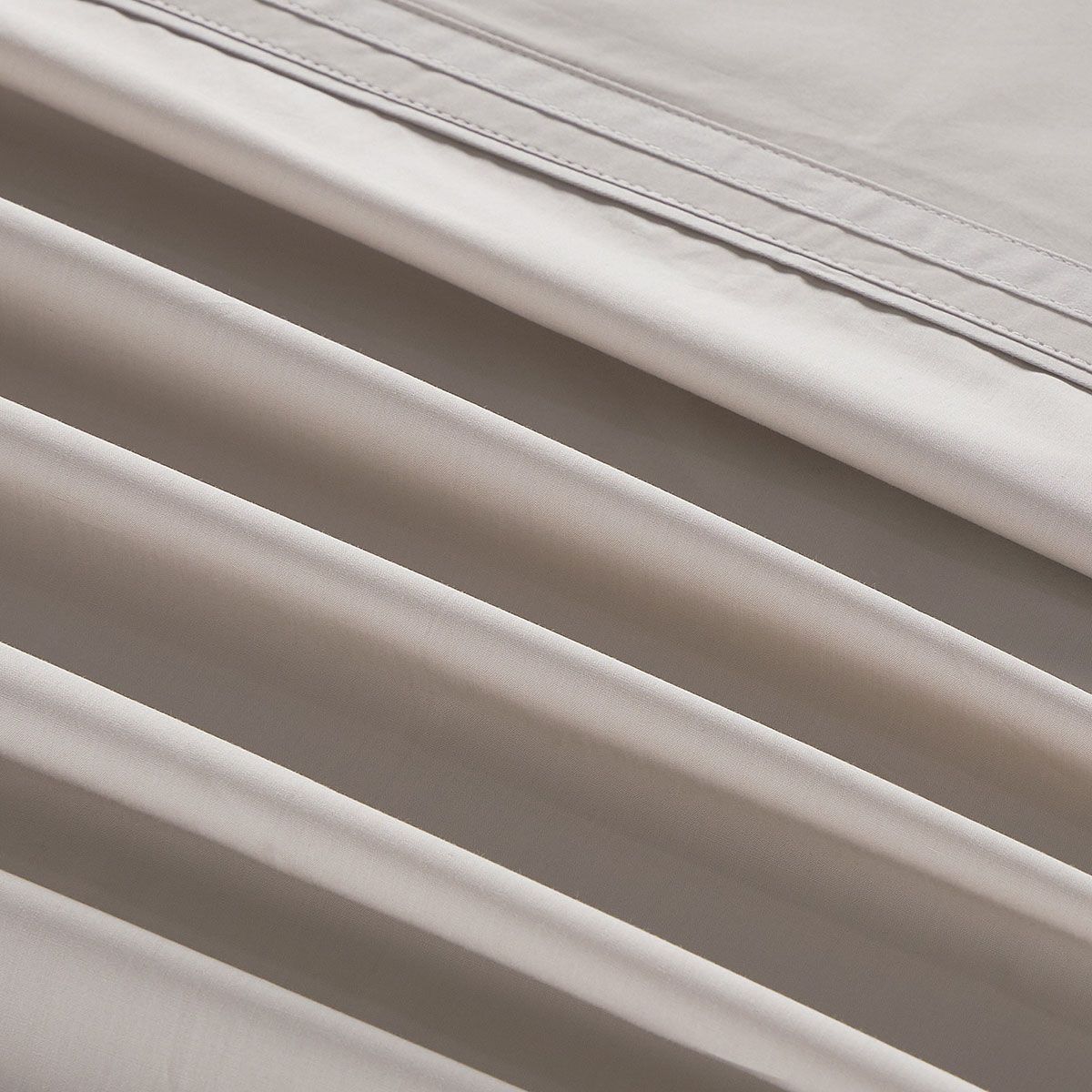 ROSEN - Sábana Rosen 300 Hilos Algodón Lisa Tape Visón 1,5 Plazas