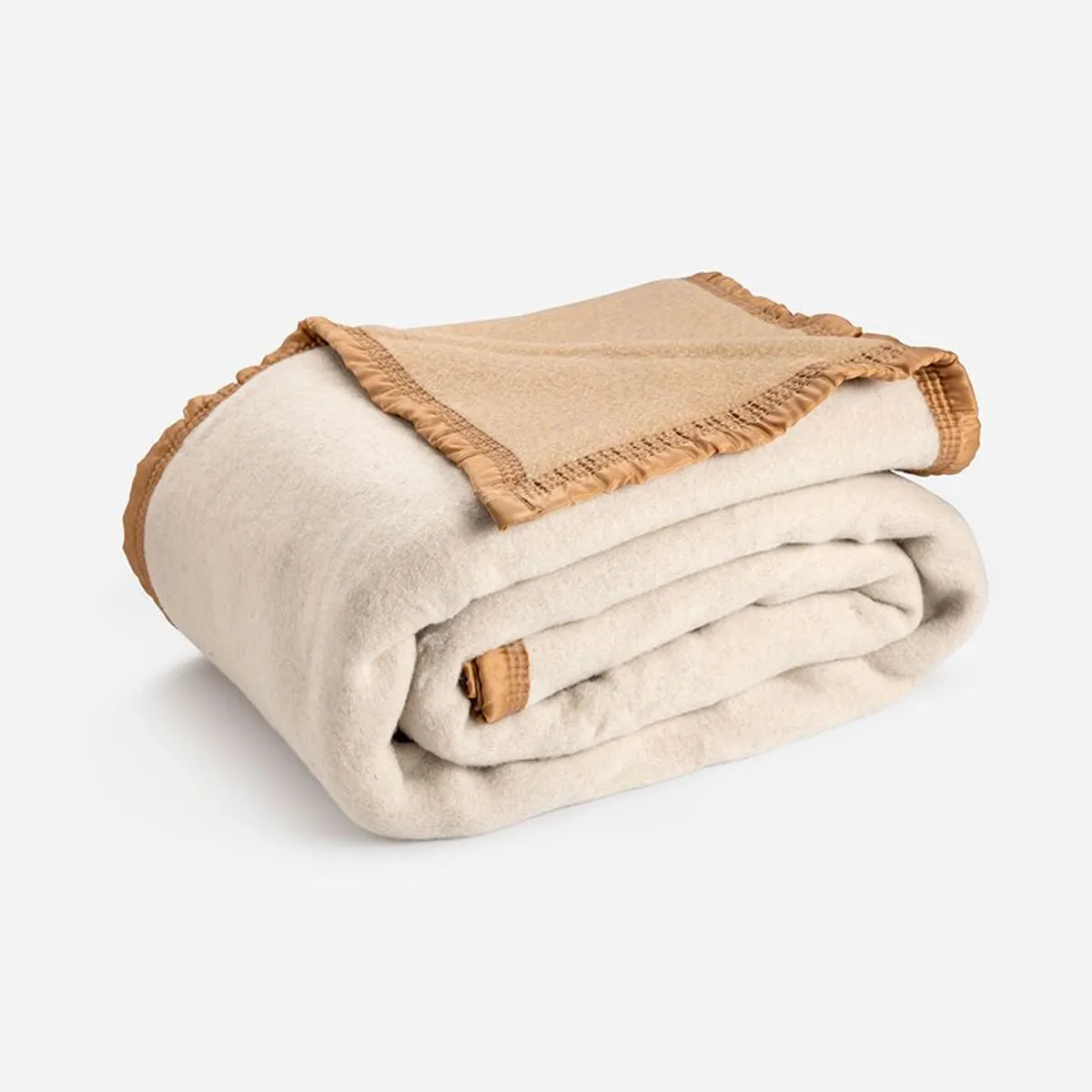 ROSEN - Frazada Lana Rosen Beige 1,5 Plazas