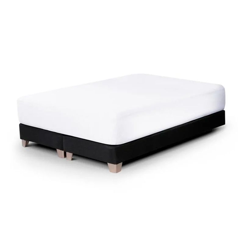 ROSEN - Sábana Inferior Rosen 300 Hilos Algodón Blanca 1,5 Plazas