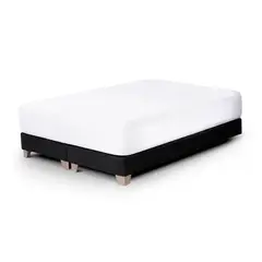 ROSEN - Sábana Inferior 300 Hilos Algodón Blanca 1,5 Plazas