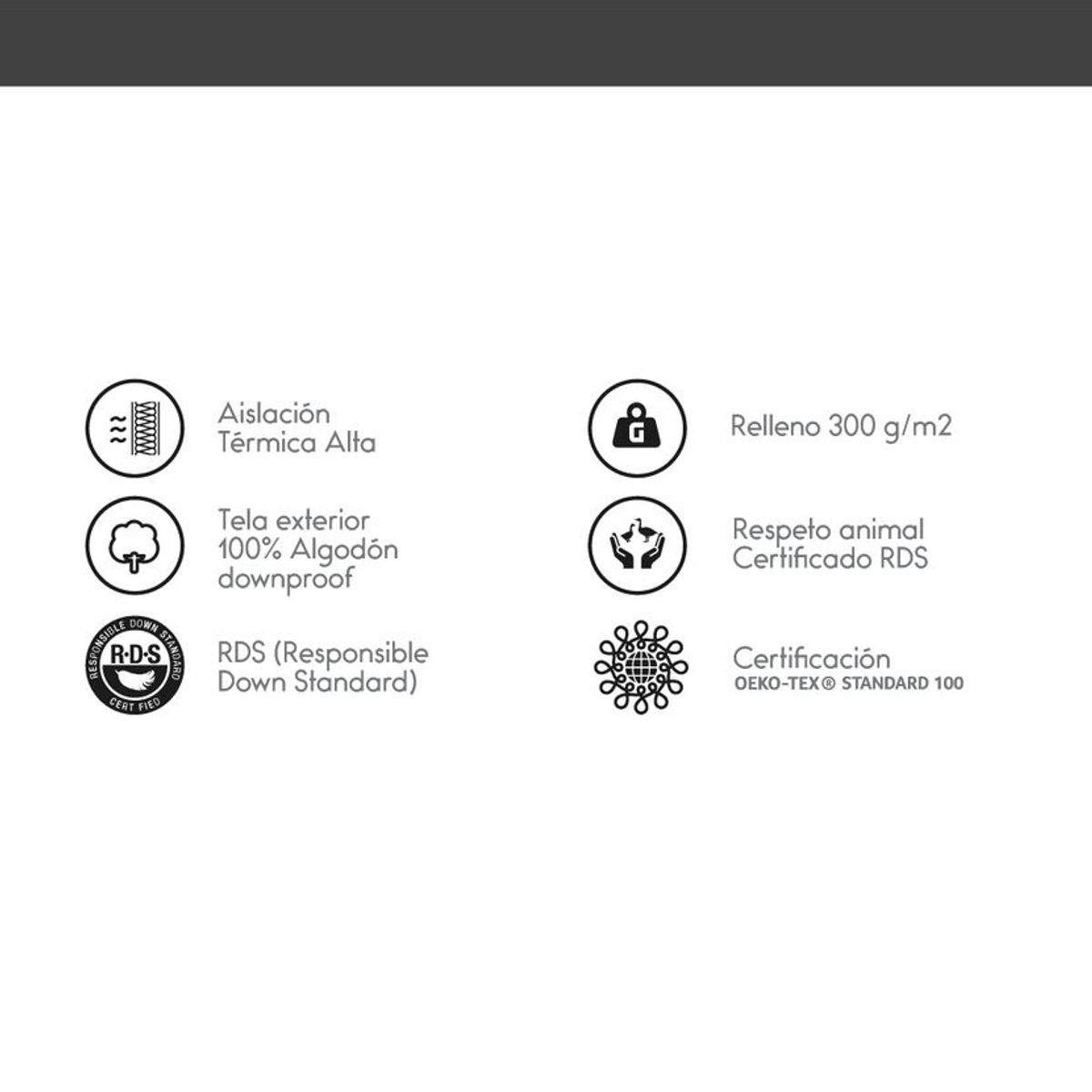 ROSEN - Plumón Rosen Pluma Natural 65% Pecho King