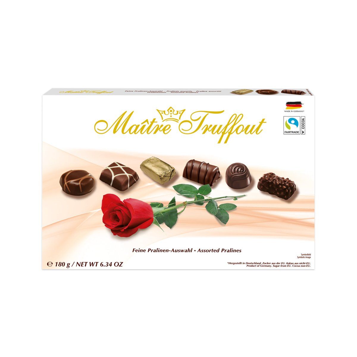 MAITRE TRUFFOUT - Bombones Chocolate Praliné Maitre Truffout 180g