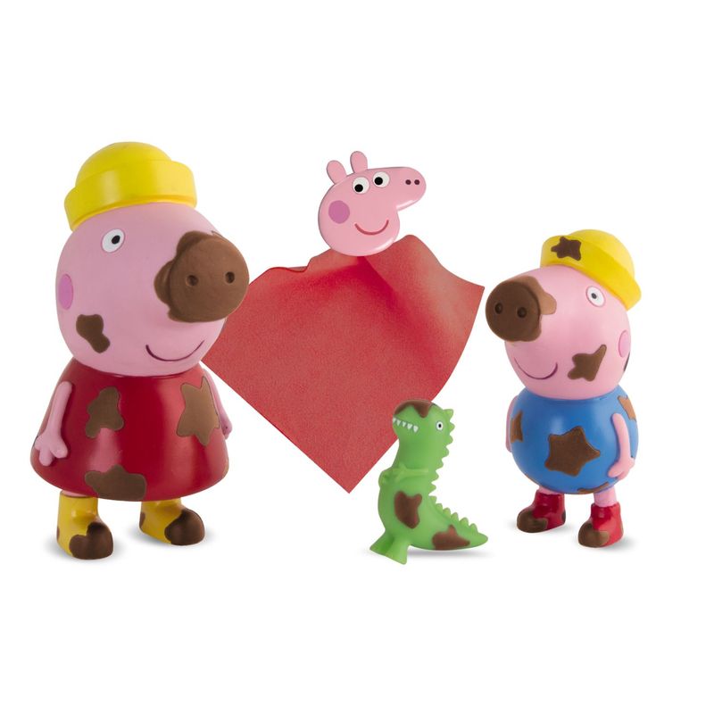 PEPPA PIG - FIGURAS COLECCIONABLE PEPPA PIG Y GEORGE MANCHAS MÁGICAS