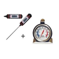 Pack Termómetro Para Alimentos + Termómetro Para Hornos.