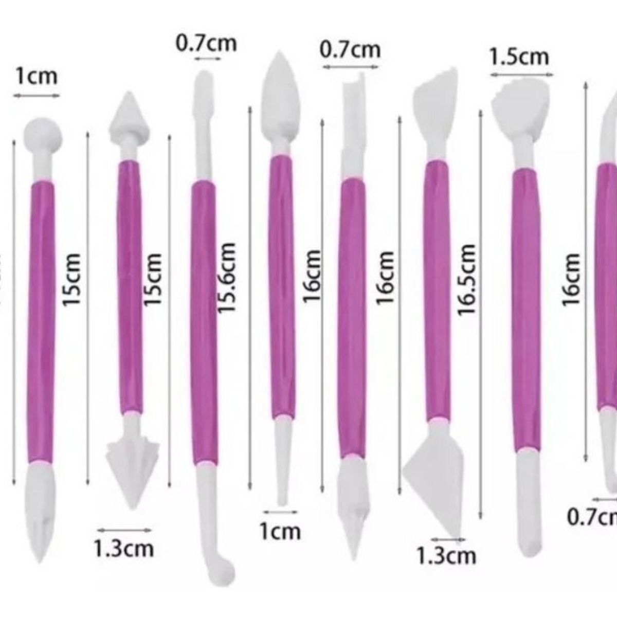 GENERICO - Manga Pastelera 30cm + 6 Boquillas Pasteleras + Acoplador..