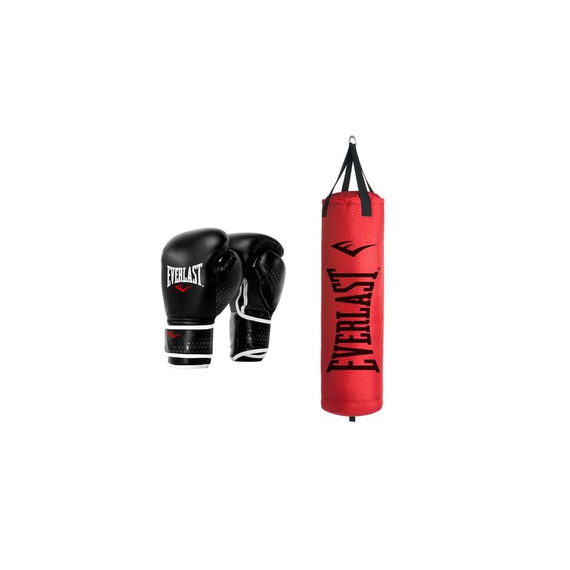 EVERLAST - Kit de Boxeo Spark Negro / Rojo Everlast EVERLAST