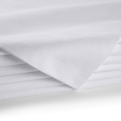 Imagen 2 del producto Sábana 200 Hilos Algodón Lisa Blanca 1 Plaza