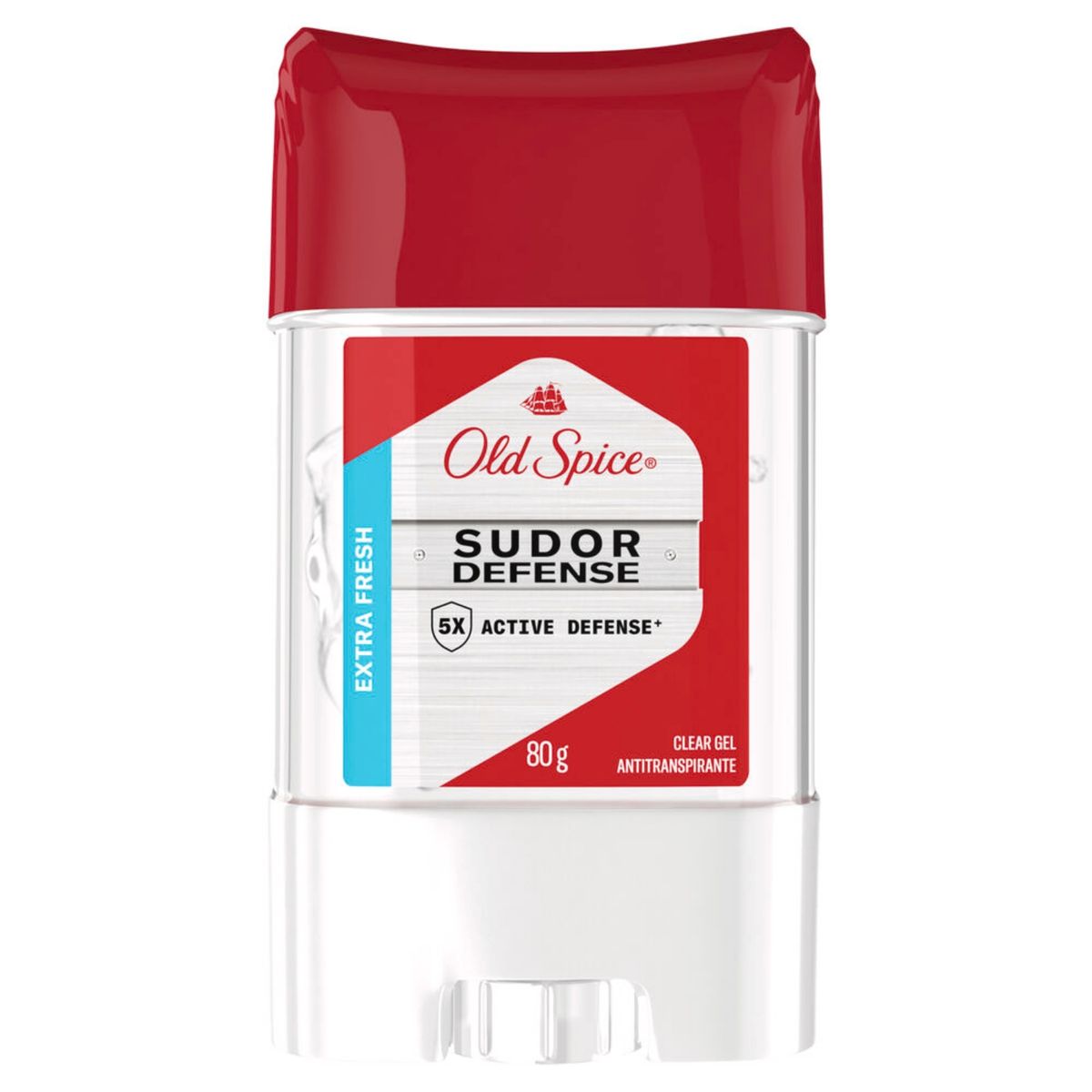 OLD SPICE - Pack 6 Gel Antitranspirante Sudor Defense Extra Fresh