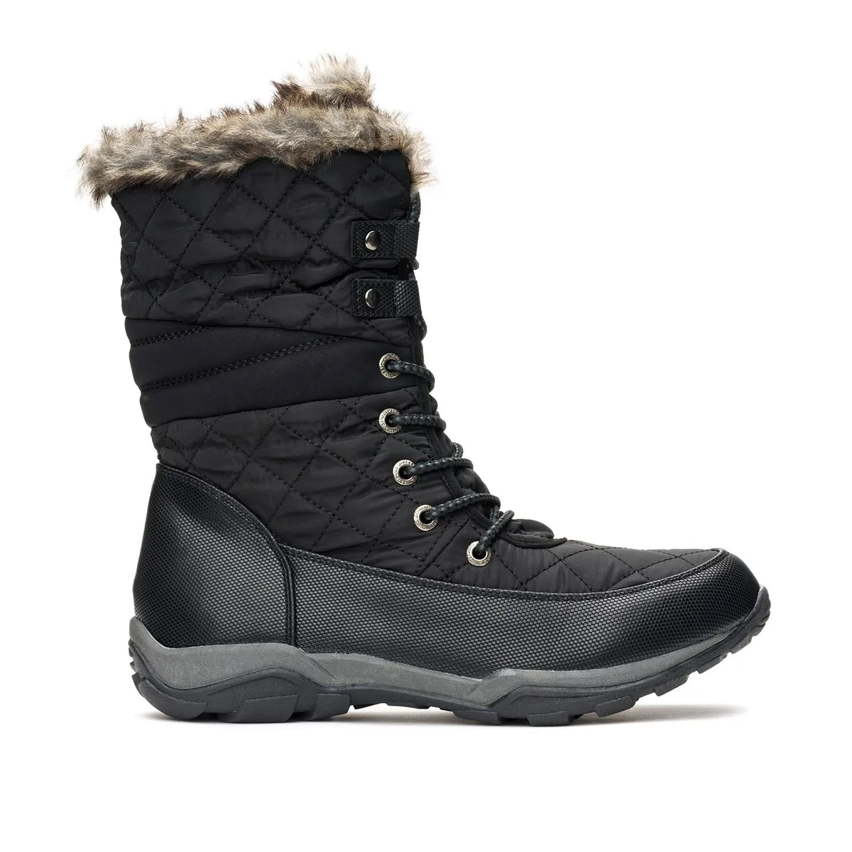 CHANCLETA - Bota Mujer Negro Ashima Chancleta