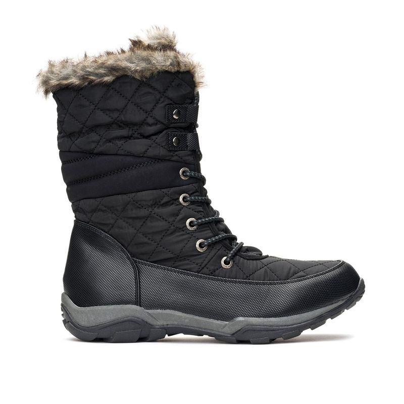 CHANCLETA - Bota Mujer Negro Ashima Chancleta