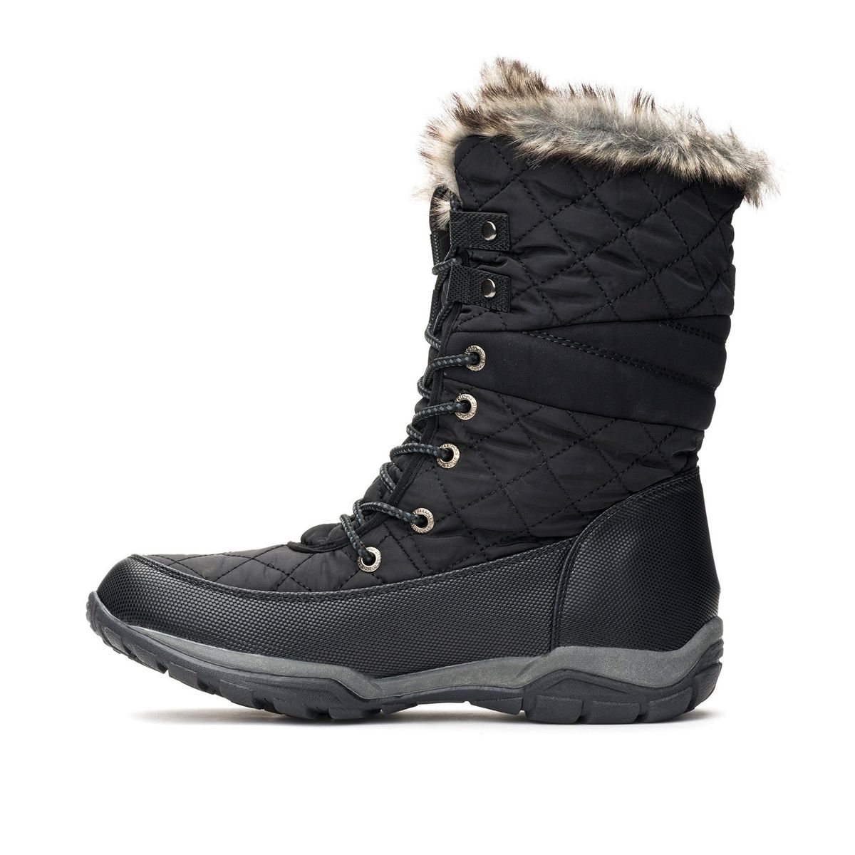 CHANCLETA - Bota Mujer Negro Ashima Chancleta
