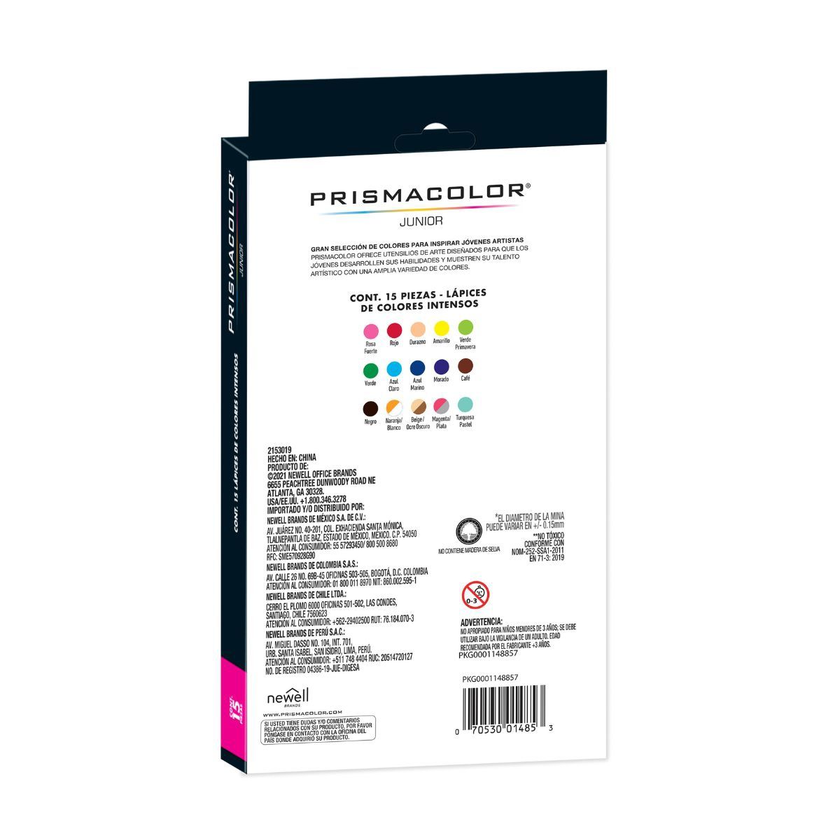 PRISMACOLOR - Lápices de Colores Prismacolor Junior Set 15