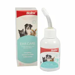 BIOLINE - Gel Cuidado de Oidos Perros y Gatos Ear Care, 50ml