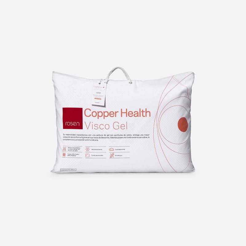 ROSEN - Almohada Rosen CopperHealth Viscoélastica Americana 40x60 cm