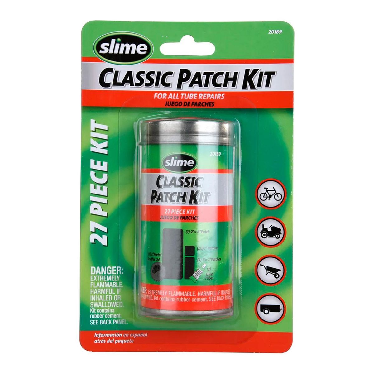 SLIME - Set de Parches+Solucion 27 pcs Slime