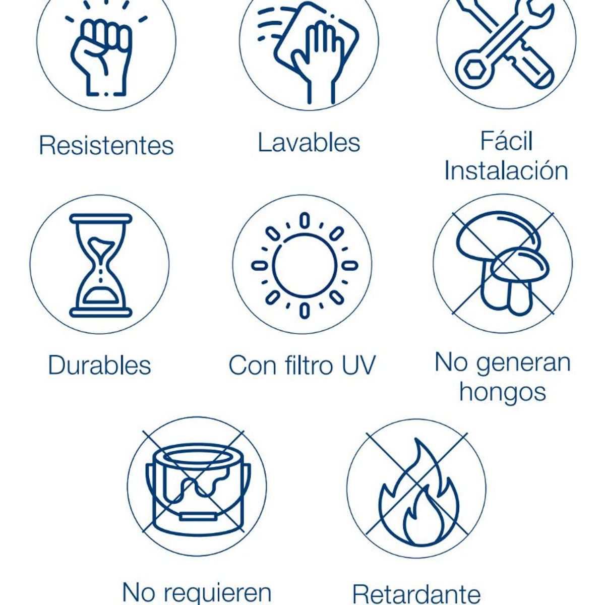 DVP - Celosía Pvc Cuadrada Muro Exterior 12'' Blanca Dvp