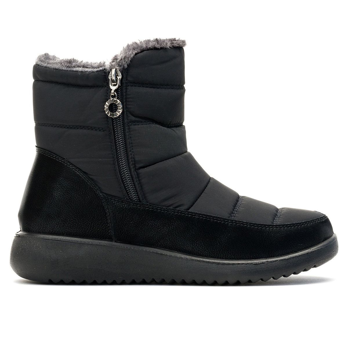 CHANCLETA - Bota Mujer Negro Zoe Chancleta