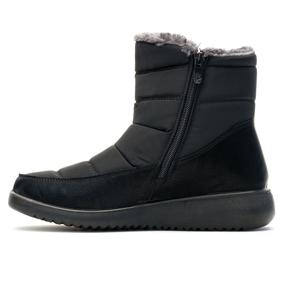 CHANCLETA - Bota Mujer Negro Zoe Chancleta
