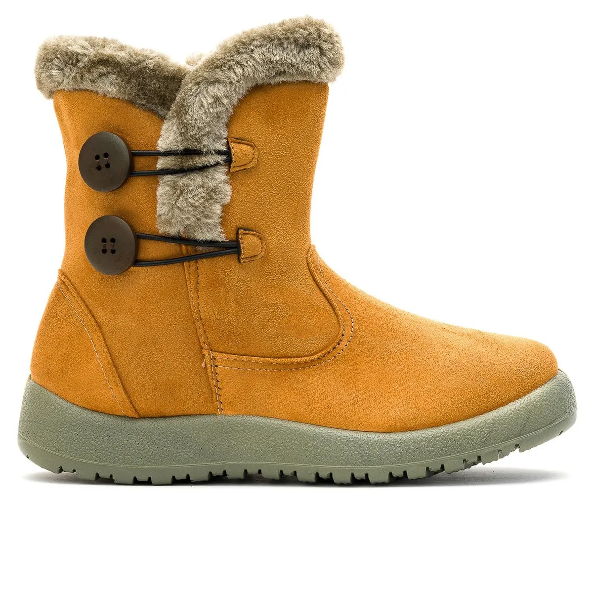 CHANCLETA - Bota Mujer Camel Fresia Chancleta