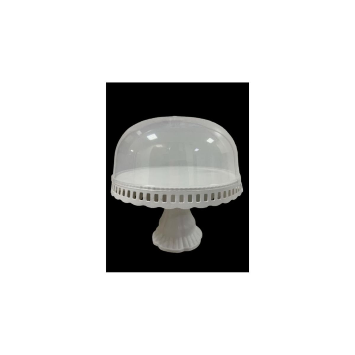 GENERICO - Porta Torta Con Tapa Bases Para Tortas Soporte Tortas 32 Cm.