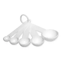 GENERICO - Pack X5 Cucharas Medidoras Cuchara Medidora Plastico Colores.