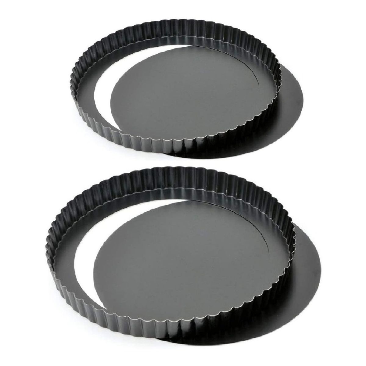 GENERICO - Pack 2 Moldes Desmontables Molde Desmontable Tarta 30cm 32cm.