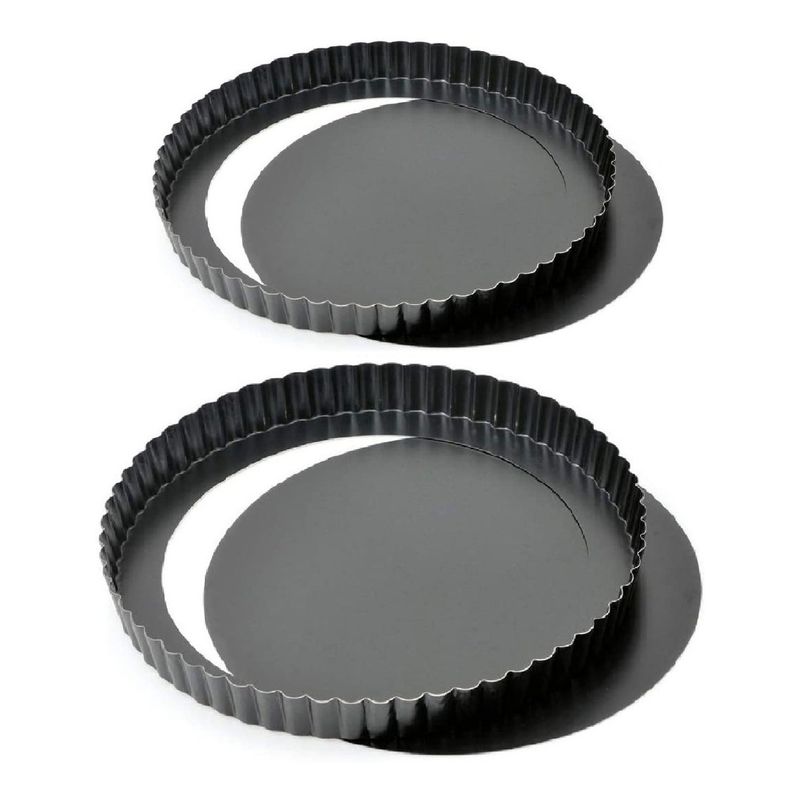 GENERICO - Pack 2 Moldes Desmontables Molde Desmontable Tarta 30cm 32cm