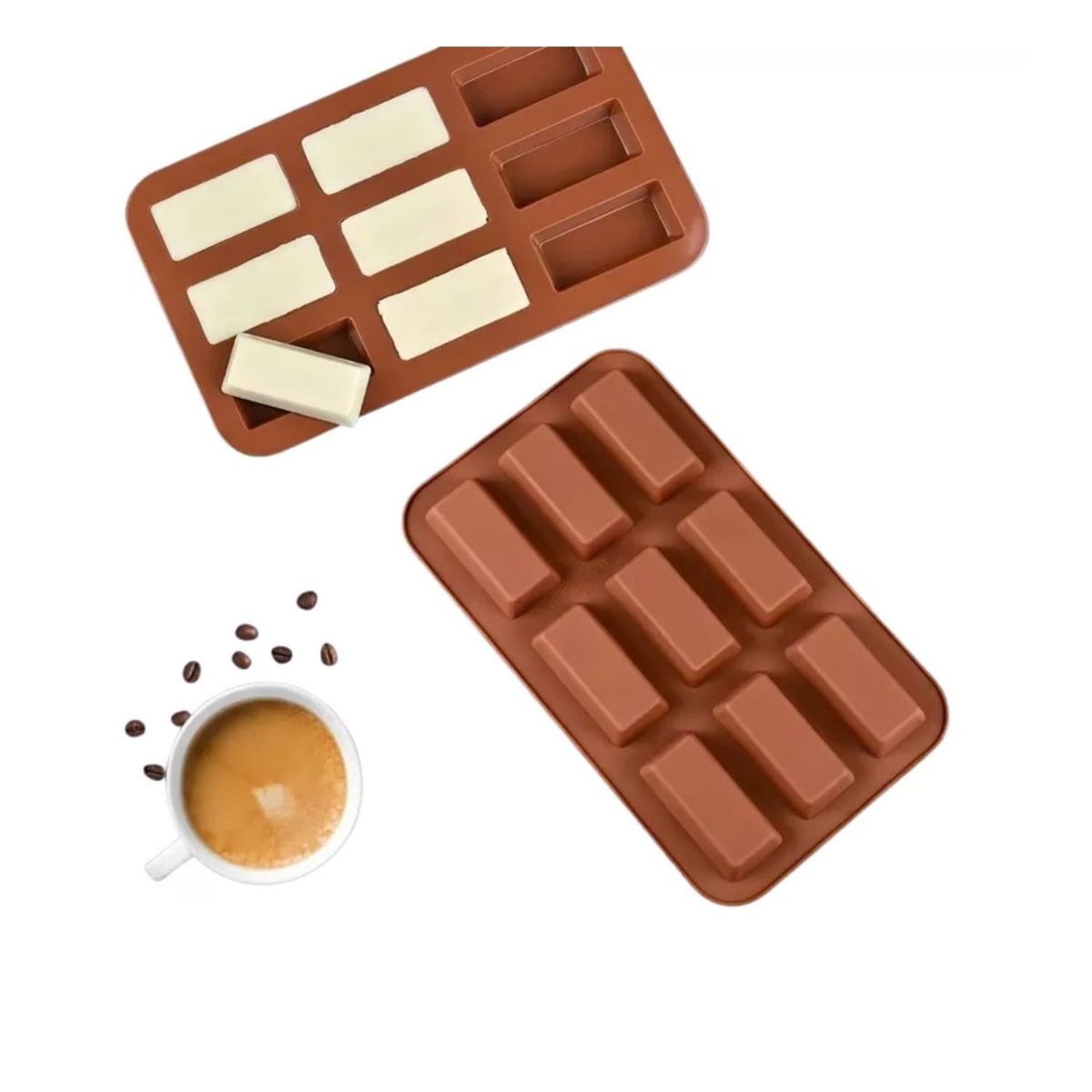 GENERICO - Moldes Silicona Barra Chocolate Molde Silicona Barra Cereal.