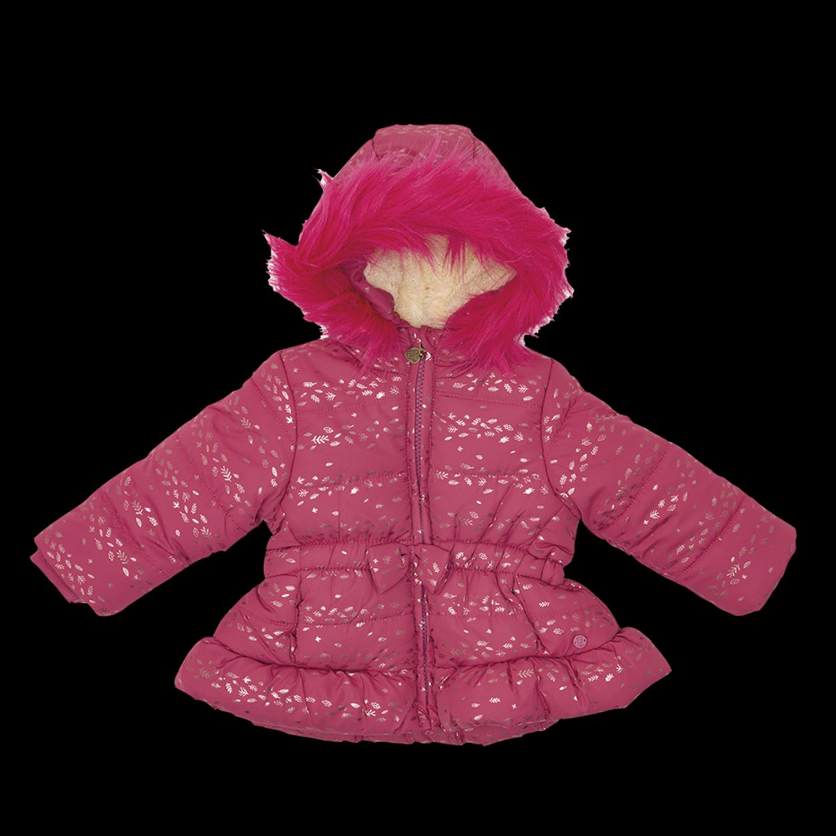 PILLIN - Parka C/Capucha Bebé Niña Burdeo Pillin PILLIN