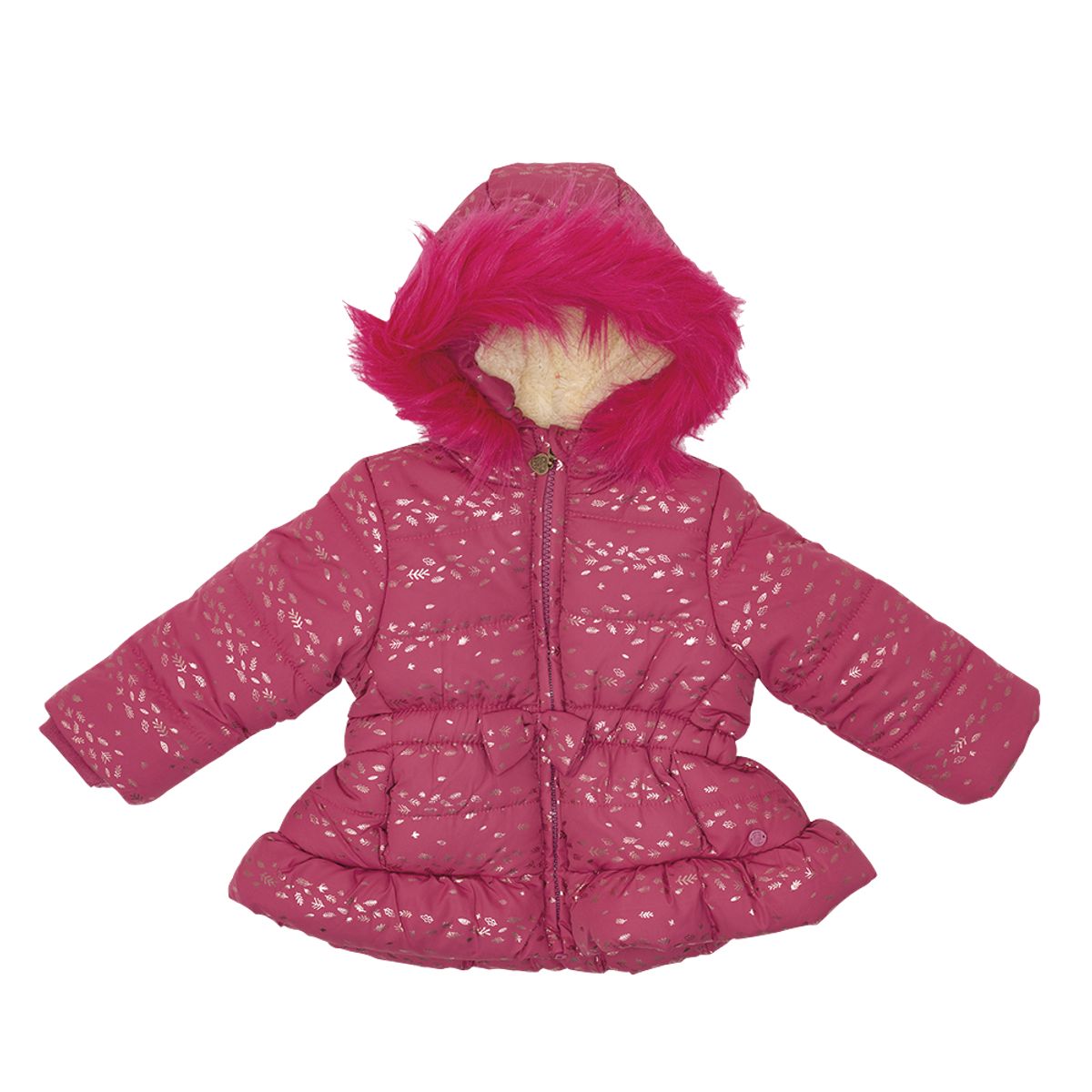 PILLIN - Parka C/Capucha Bebé Niña Burdeo Pillin PILLIN
