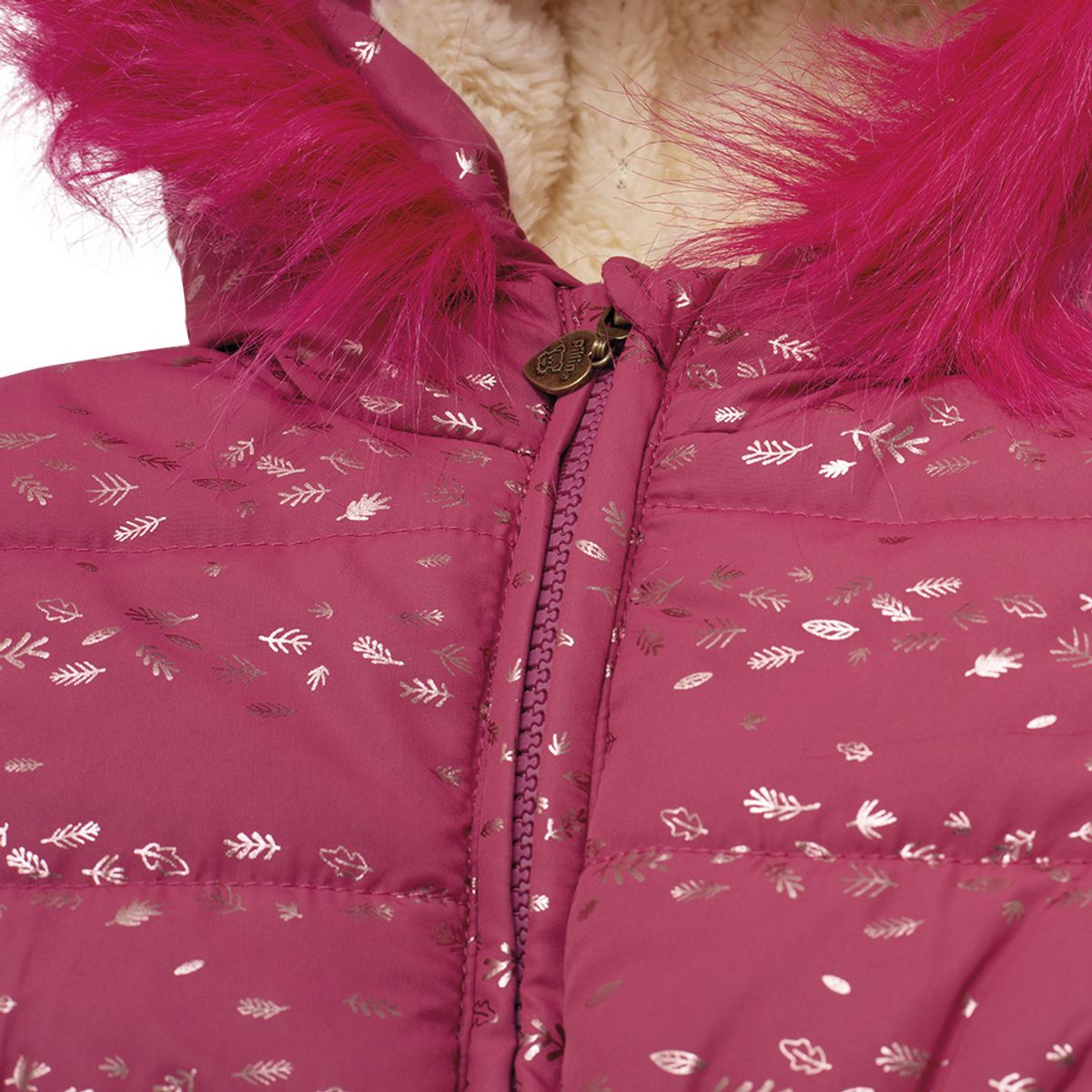 PILLIN - Parka C/Capucha Bebé Niña Burdeo Pillin PILLIN
