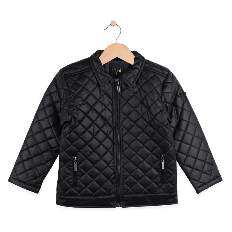PILLIN - Parka Algodón Invierno Niño Negro PILLIN