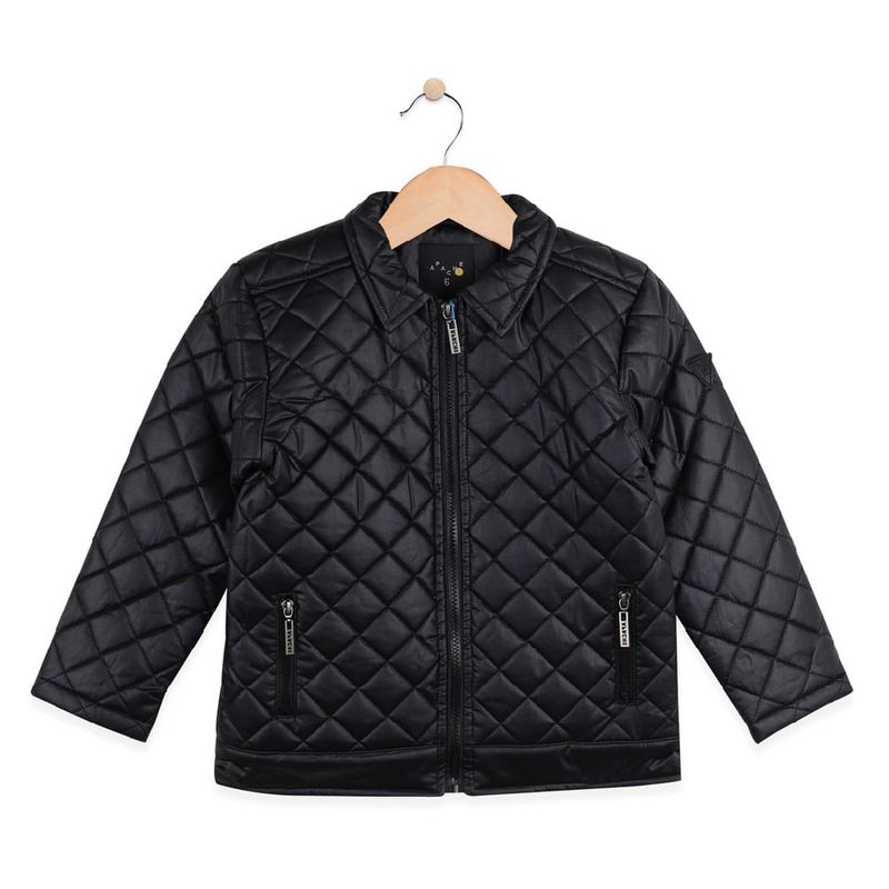 PILLIN - Parka Algodón Invierno Niño Negro PILLIN