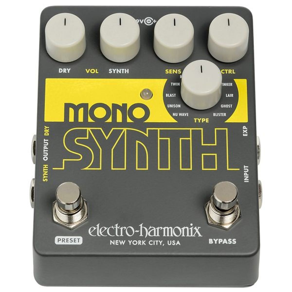 ELECTRO HARMONIX - Pedal Sintetizador de Guitarra Mono Synth Electro Harmonix