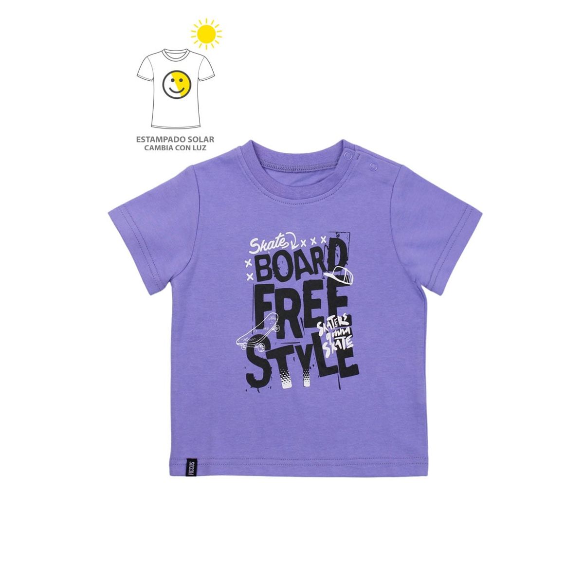 FICCUS - Polera bebé niño estampado solar