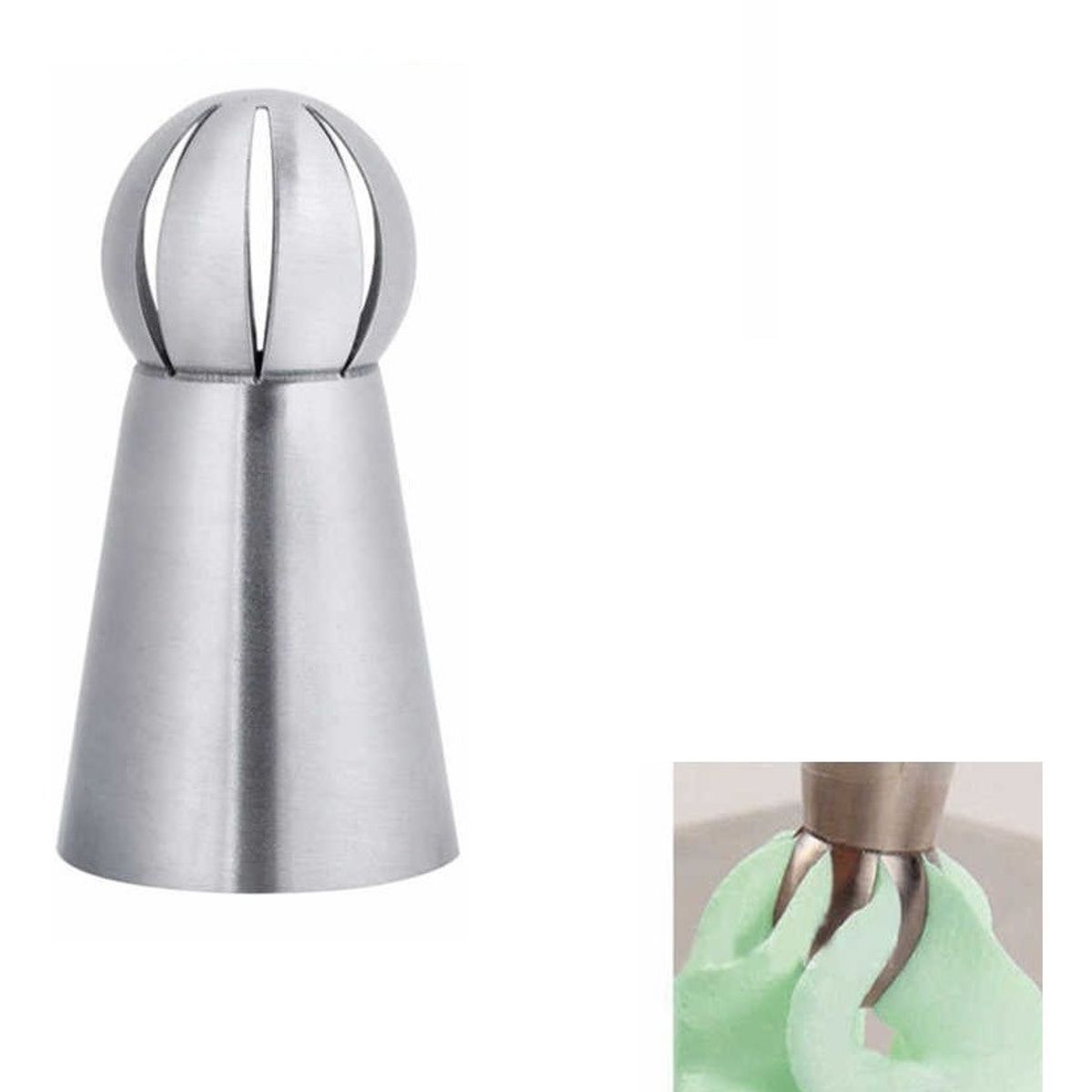 GENERICO - Boquillas Rusa Esfera Boquilla Reposteria Rusa Esfera E18.