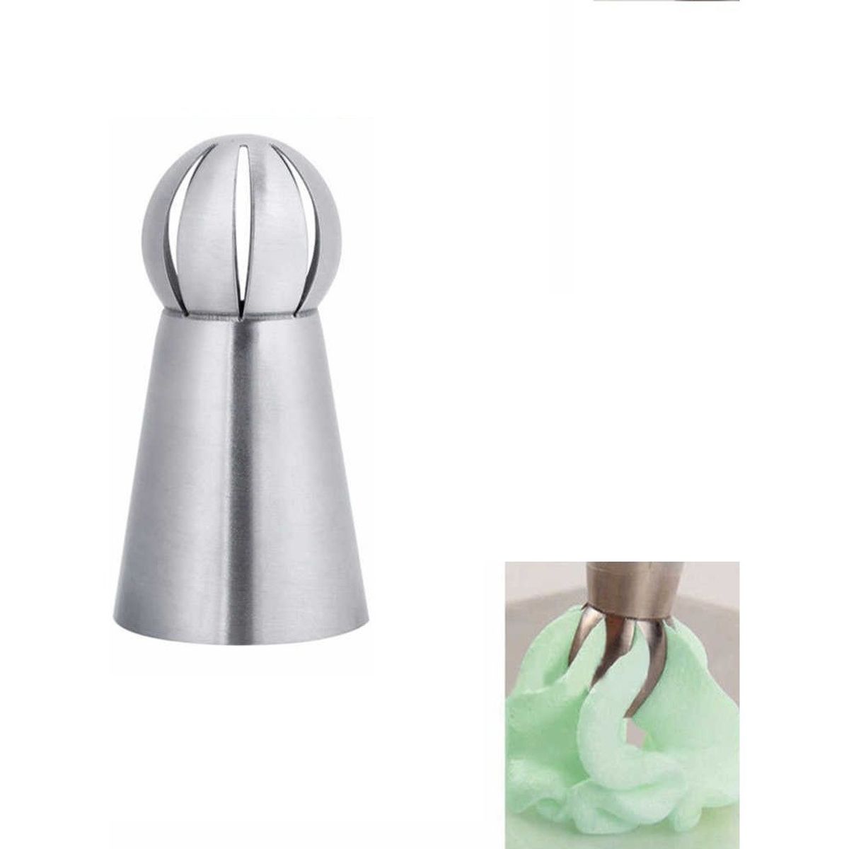 GENERICO - Boquillas Rusa Esfera Boquilla Reposteria Rusa Esfera E18.