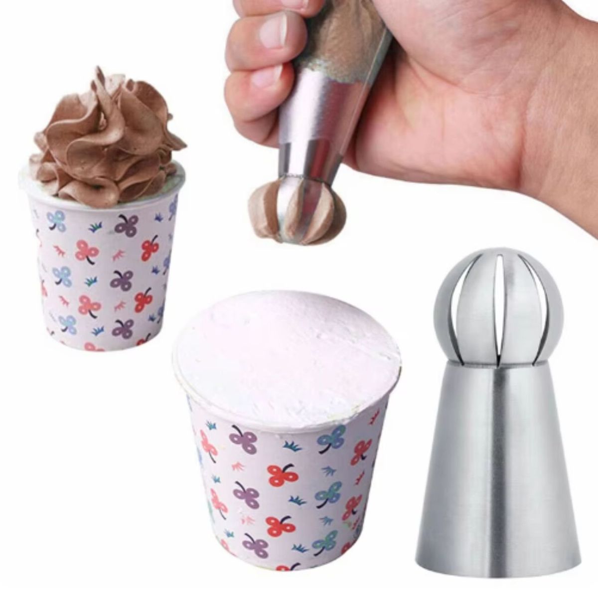 GENERICO - Boquillas Rusa Esfera Boquilla Reposteria Rusa Esfera E18.